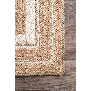 Handmade Natural Jute Cotton Natural Fibers Floor