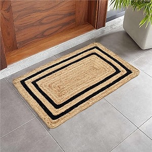 Handmade Natural Jute Cotton Natural Fibers Floor