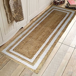 Handmade Natural Jute Cotton Natural Fibers Floor