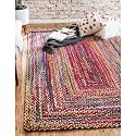 Handmade Natural Jute Cotton Natural Fibers FloorDoor