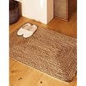 Handmade Natural Jute Cotton Natural Fibers FloorDoor
