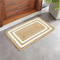 Handmade Natural Jute Cotton Natural Fibers FloorDoor