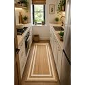 Handmade Natural Jute Runner Rug for Hallway