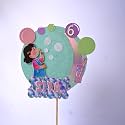 Handmade Personalized Bubble Birthday Cake Topper