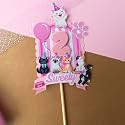 Handmade Personalized Cat Birthday Cake Topper