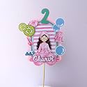 Handmade Personalized Spa Birthday Cake Topper