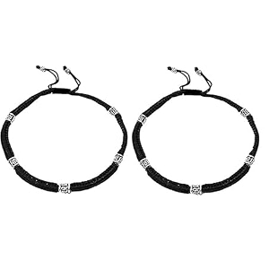 Handmade Pooja EvilEye Black Chain Adjustable Nazar