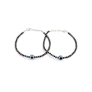 Handmade Pooja EvilEye Black Chain Adjustable Nazar