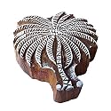Handmade Printing Stamp Large Coconut Tree Design Big Wood Block