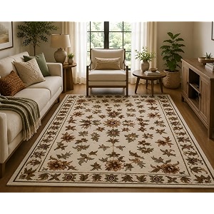 Handmade Pure Wool Area Rug Hand Tufted