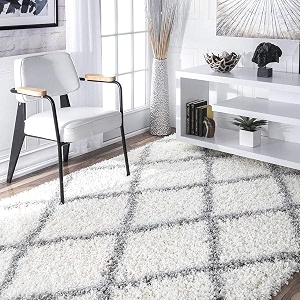 Handmade Shaggy Fur Rectangular Rugs And Carpet