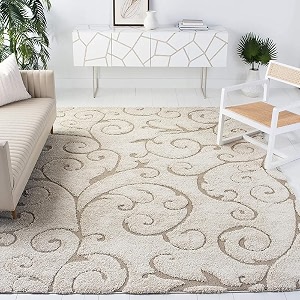 Handmade Shaggy Pure Microfiber Smooth Anti-Skid