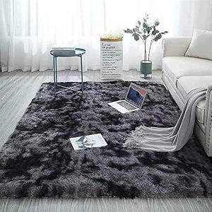 Handmade Shaggy Pure Microfiber Smooth Anti-Skid