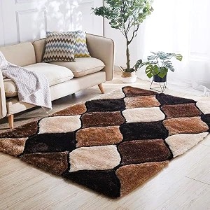 Handmade Shaggy Pure Microfiber Smooth Anti-Skid