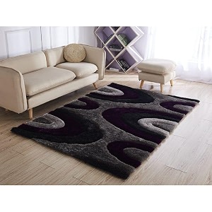 Handmade Shaggy Pure Microfiber Smooth Anti-Skid