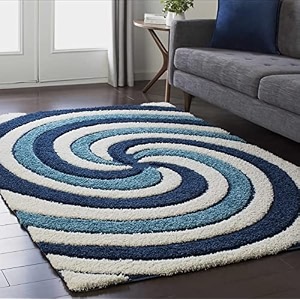 Handmade Shaggy Pure Microfiber Smooth Anti-Skid