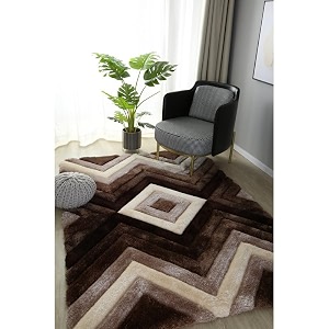 Handmade Shaggy Pure Microfiber Smooth Anti-Skid