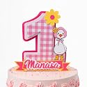 Handmade Silly Goose Cake Topper – Custom Birthday Cake Decoration
