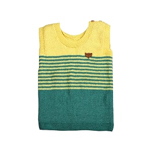 Handmade Winter Wear Kids Woolen Sleeveless Sweater