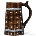 Handmade Wooden Beer Mug Wood with Sheesham