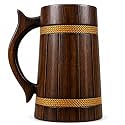 Handmade Wooden Beer Mug Wood with Sheesham