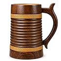 Handmade Wooden Beer Mug Wood with Sheesham