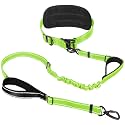 Hands Free Waist Dog Leash, 6-8FT Bungee Leash for 40-125lbs Dogs Walking