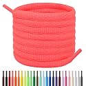 Handshop 1/4" Oval Athletic Shoelaces in 34 Colors Half Round Shoe Laces