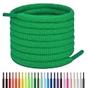 Handshop 1/4" Oval Athletic Shoelaces in 34 Colors Half Round Shoe Laces