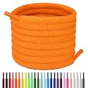 Handshop 1/4" Oval Athletic Shoelaces in 34 Colors Half Round Shoe Laces