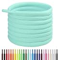 Handshop 1/4" Oval Athletic Shoelaces in 34 Colors Half Round Shoe Laces