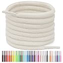 Handshop 1/4" Oval Athletic Shoelaces in 34 Colors Half Round Shoe Laces