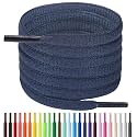 Handshop 1/4" Oval Athletic Shoelaces in 34 Colors Half Round Shoe Laces