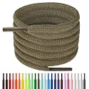 Handshop 1/4" Oval Athletic Shoelaces in 34 Colors Half Round Shoe Laces