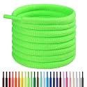 Handshop 1/4" Oval Athletic Shoelaces in 34 Colors Half Round Shoe Laces