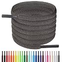 Handshop 1/4" Oval Athletic Shoelaces in 34 Colors Half Round Shoe Laces