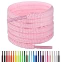 Handshop 1/4" Oval Athletic Shoelaces in 34 Colors Half Round Shoe Laces