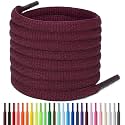 Handshop 1/4" Oval Athletic Shoelaces in 34 Colors Half Round Shoe Laces
