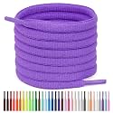 Handshop 1/4" Oval Athletic Shoelaces in 34 Colors Half Round Shoe Laces