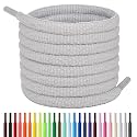 Handshop 1/4" Oval Athletic Shoelaces in 34 Colors Half Round Shoe Laces