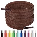 Handshop 1/4" Oval Athletic Shoelaces in 34 Colors Half Round Shoe Laces