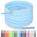 Handshop 1/4" Oval Athletic Shoelaces in 34 Colors Half Round Shoe Laces