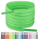 Handshop 1/4" Oval Athletic Shoelaces in 34 Colors Half Round Shoe Laces