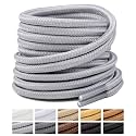Handshop 2 Pairs Round Boots Shoelaces, Heavy Duty Outdoor Shoe Laces