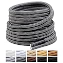 Handshop 2 Pairs Round Boots Shoelaces, Heavy Duty Outdoor Shoe Laces