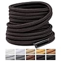 Handshop 2 Pairs Round Boots Shoelaces, Heavy Duty Outdoor Shoe Laces