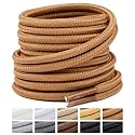 Handshop 2 Pairs Round Boots Shoelaces, Heavy Duty Outdoor Shoe Laces