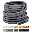 Handshop 2 Pairs Round Boots Shoelaces, Heavy Duty Outdoor Shoe Laces