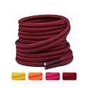 Handshop 2 Pairs Round Boots Shoelaces, Heavy Duty Outdoor Shoe Laces
