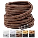 Handshop 2 Pairs Round Boots Shoelaces, Heavy Duty Outdoor Shoe Laces